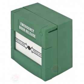 Buton aplicabil din plastic pentru iesire de urgenta Material: plastic, culoare verde