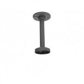 Suport pentru montaj pe tavan pentru camere mini dome Hikvision DS-1271ZJ-120/BK, material aliaj de aluminiu, dimensiuni: Φ 150 