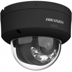 Camera de supraveghere IP Dome 6MP Smart Hybrid Light with ColorVu Hikvision DS-2CD2167G3-LIS2UY(2.8MM)/BK, lentila fixa 2.8mm, 