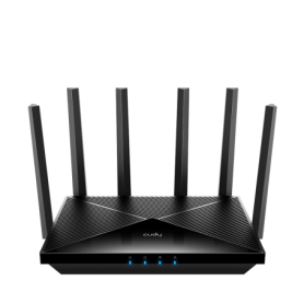 CUDY BE6500 Gigabit Dual Band Wi-Fi 7 Router, Chipset Broadcom, 802.11be/ax/ac/a/b/g/n, 5764Mbps at 5GHz + 688Mbps at 2.4GHz, 1 