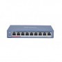 Switch Hikvision DS-3E0109P-E©, 8-port, PoE