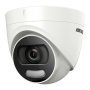 ColorVU - Camera AnalogHD 5MP, lentila 2.8mm, lumina alba 20 m - HIKVISION DS-2CE72HFT-F28