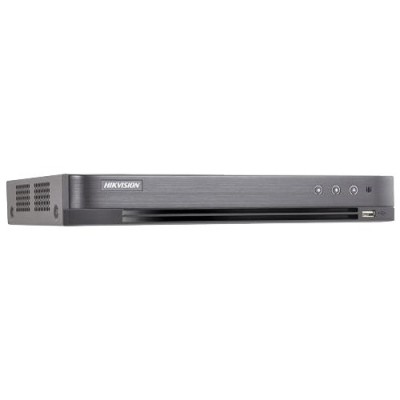 DVR 4K, 4 ch. video 8MP, 4 ch. AUDIO HDTVI 'over coaxial' - HIKVISION DS-7204HTHI-K1(S)