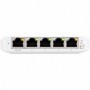 Ubiquiti USW-Flex-Mini-5 5-Port managed Gigabit Ethernet switch powered by 802.3af/at PoE or 5V, 1A USB-C power adapter