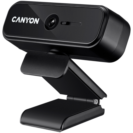 CANYON C2N 1080P full HD 2.0Mega fixed focus webcam with USB2.0 connector, 360 degree rotary view scope, built in MIC, Resolutio