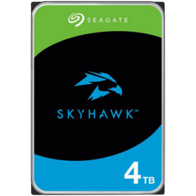 HDD Video Surveillance SEAGATE SkyHawk 4TB CMR (3.5", 256MB, SATA 6Gbps, RV Sensors, Rescue Data Recovery Services 3 ani, 180TB/