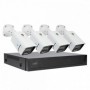 Kit supraveghere video PNI House IPMAX POE 3, NVR cu 4 porturi POE, ONVIF si 4 camere cu IP 3MP, de exterior, Power over Etherne