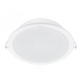 Spot LED incastrat Philips Meson, 12.5W, 900 lm, lumina calda (3000K) ,IP20, 14cm, Alb