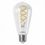 Bec LED RGB inteligent Ledvance SMART+ WiFi Filament Edison, E27, 4.8W (40W), 470 lm, lumina alba si color (2700-6500K)