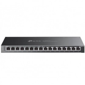 "JetStream™  16-Port Gigabit Smart Switch with 8-Port PoE+ PORT: 8× Gigabit PoE+ Ports SPEC: 802.3af/at, 120 W PoE Power, Deskto