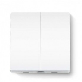 TP-LINK TAPO S220 intrerupator inteligent dublu (NECESITA HUB TAPO), Wireless: 868 MHz, incarcare maxima: 600 W LED/600W CFL/100