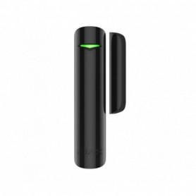 Contact magnetic DoorProtect, wireless, negru - AJAX Interspatiu: max. 2 cm cu magnetul mare, max. 1cm cu magnetul mic Timp alar