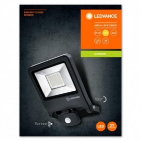 Proiector LED cu senzor de miscare si lumina Ledvance ENDURA FLOOD, 50W ,220-240V, 4500 lm, lumina calda (3000K), IP44/IK06, 267