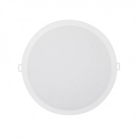 Spot LED incastrat Ledvance DN215, 24W, 220-240V, 2400 lm, lumina neutra (4000K), IP44/IK03, 215x42mm, policarbonat, Alb