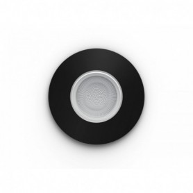 Spot LED RGB incastrat Philips Hue Xamento, Bluetooth, GU10, 5.7W, 350 lm, lumina alba si color (2000-6500K), IP44, Negru