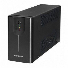 UPS Serioux Line Interactive 1200LI,Led, capacitate 1200VA/720W, 4 prize Schuko , baterie 12 V / 7.0 Ah × 2, timp mediu de funct