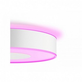 Plafoniera LED RGB Philips Hue Xamento, Bluetooth, 33.5W, 2350 lm, lumina alba si color (2000-6500K), IP44, 38.1cm, Alb