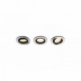3 Spoturi LED incastrate Philips Hue Milliskin, Bluetooth, GU10, 3x5W (50W), 1050 lm, lumina alba (2200-6500K), IP20, 9cm, Argin